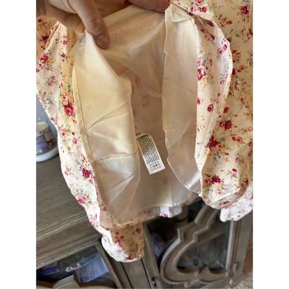 Tuckernuck Hyacinth House - Clemons Long Sleeve Puff Blouse Women’s Size Small - Picture 8 of 13